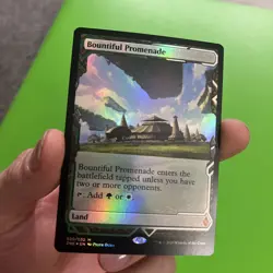 Zendikar Rising Expeditions Bountiful Promenade Foil Card NM Condition - Image 3