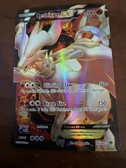 Reshiram EX Full Art BW Next Destinies Card 95/99 MISPRINT (Read Description) - Image 2