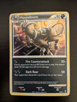 Houndoom Call of Legends Holo 10/95 Pokemon Card MP - Image 1