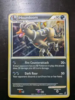 Houndoom Call of Legends Holo 10/95 Pokemon Card MP - Image 3