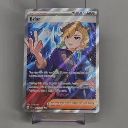 Pokemon TCG Trainer Briar 163/142 SV07 Stellar Crown SCR C Full Art NM Card - Image 2