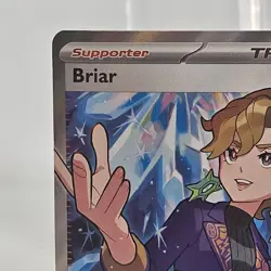 Pokemon TCG Trainer Briar 163/142 SV07 Stellar Crown SCR C Full Art NM Card - Image 3