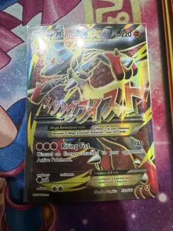 Pokemon Card - M Lucario EX 55a/111 Furious Fists Full Art Ultra Rare Holo LP - Image 1