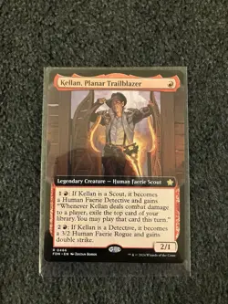 Magic The Gathering MTG - Kellan, Planar Trailblazer (Extended Art) - FDN - Image 1