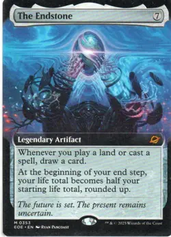 MTG: Edge of Eternities: Extended Art The Endstone: Lightly Played Condition - Image 1