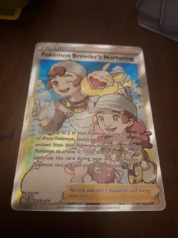 Pokemon Breeders Nurturing 188/189 Darkness Ablaze NM Full Art Ultra Rare Card - Image 1