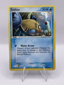 Feebas 50/106 Emerald Stamped - Pokemon Holo Foil Rare Nice! - Image 1