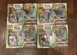 Pokemon Kleavor VSTAR Special Collection (2 Fusion Strike, 2 Lost Origin) Sealed - Image 1