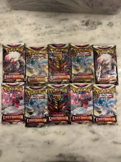10 X Pokemon Sword & Shield Lost Origin Booster Packs Sealed Excellent Condition - Image 1