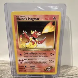 Wizards Blaine's Magmar 37/132 Gym Challenge Regular Basic 60 HP Pokemon TCG - Image 1