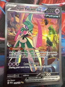 Pokemon Iron Valiant EX Special Illustration Rare Holo SV04 Paradox Rift 249/182 - Image 2