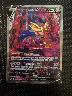 Zamazenta V Full Art GG54/GG70 Crown Zenith Galarian Gallery Pokemon 2023 - Image 2