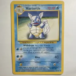 Pokemon Wartortle 70 HP 42/102 Base Set Uncommon Regular English (1999) - Image 1