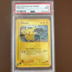 2003 POKEMON SKYRIDGE #84 PIKACHU PSA 9 - Image 1