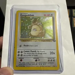 Pokemon TCG Kangaskhan Holo Rare Jungle Vintage 5/64 - Image 1