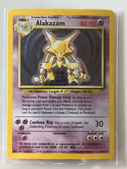 Alakazam 1/102 Pokemon Base Set - Image 1
