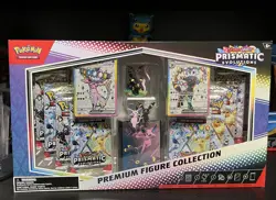 Pokemon TCG Prismatic Evolutions Premium Figure Collection Box Sealed New - Image 1