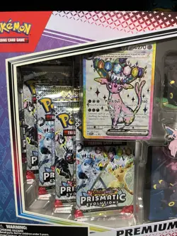 Pokemon TCG Prismatic Evolutions Premium Figure Collection Box Sealed New - Image 3