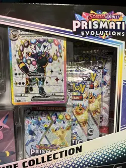 Pokemon TCG Prismatic Evolutions Premium Figure Collection Box Sealed New - Image 4