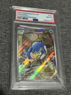 2023 POKEMON PAL EN-PALDEA EVOLVED ILLUSTRATION RARE #207 QUAXWELL PSA 8 - Image 1