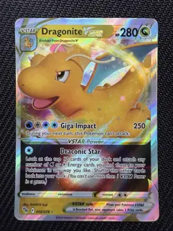 Pokemon Dragonite VSTAR #050/078 Pokemon GO Ultra Rare Holo - Image 1
