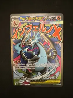 Pokemon TCG Mega Charizard X ex Black Star Promo MEP 023 Holo UPC A - Image 2