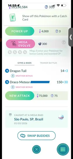 Pokemon Go Shiny Mega Dragonite ( Background) - Image 2