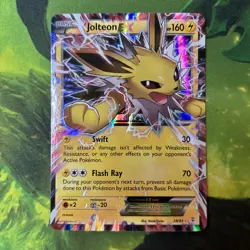 Jolteon EX 28/83 XY Generations Holo Ultra Rare Pokemon TCG - Image 1