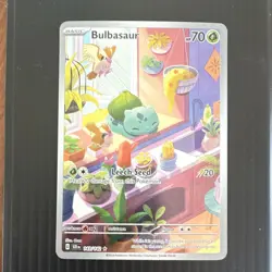 Pokemon Bulbasaur Illustration Rare Full Art Holo Sv07: Stellar Crown 143/142 - Image 3