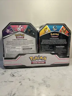 Pokemon TCG V Heroes Bundle Tins: 2-Pack of Vaporeon & Umbreon - Sealed - Image 2