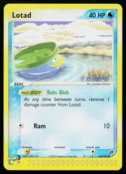 Lotad 66/100 Common Sandstorm Pokemon Lightly Played - Image 1