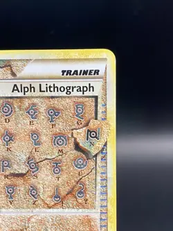 Pokemon Alph Lithograph FOUR HGSS Triumphant 2010 LP Rare No Bends Or Creases - Image 3