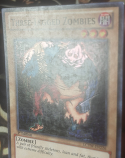 Yugioh: Three-Legged Zombies - LCYW-EN226 - Ultra Rare - 1st Edition - MP - Image 3