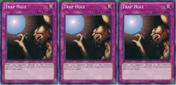 Trap Hole X 3 1st Mint YSKR-EN042 yugioh - Image 1