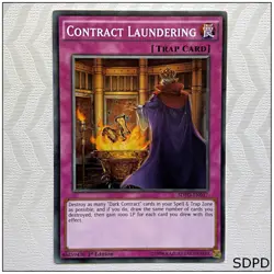 Contract Laundering - SDPD-EN037 - Common 1st Edition Yugioh - Image 1