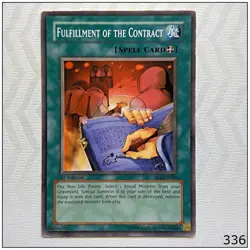 Fulfillment of the Contract - FET-EN046 - Common 1st Edition Yugioh - Image 1