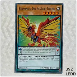 Performapal Odd-Eyes Light Phoenix - LEDD-ENC06 - Common 1st Edition Yugioh - Image 1