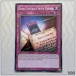 Dark Contract with Errors - DOCS-EN069 - Common 1st Edition Yugioh - Image 1