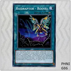 Raidraptor - Roost - PHNI-EN057 - Common 1st Edition Yugioh - Image 1