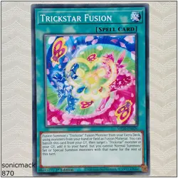 Trickstar Fusion - MP20-EN026 - Common 1st Edition Yugioh - Image 1