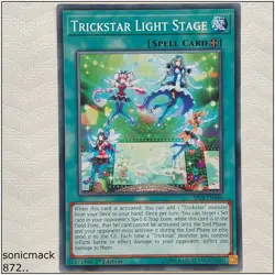 Trickstar Light Stage - SP18-EN040 - Common 1st Edition Yugioh - Image 1