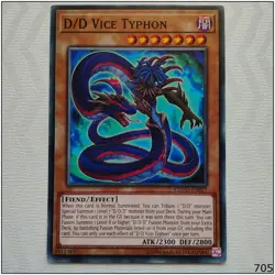 D/D Vice Typhon - COTD-EN017 - Common Unlimited Yugioh - Image 1