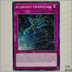 Altergeist Camouflage - SP18-EN047 - Common 1st Edition Yugioh - Image 1