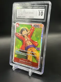 2025 One Piece Starter Deck EX Gear 5 ST21-014. Monkey D. Luffy Super Rare 10/10 - Image 3