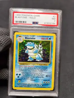 1999 Pokemon Base Set Blastoise Holo #2 PSA 7 Near Mint Graded Pokemon Card - Image 2