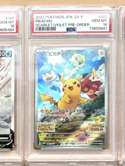 Pikachu - 001/SV-P PSA 10 Promotional Cards Holo (Japanese) - Image 1