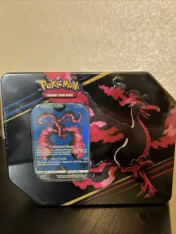 Pokemon Crown Zenith Galarian Moltres Tin with Promo Card New Sealed - Image 1