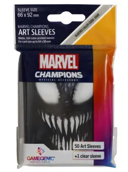 Marvel Champions The Card Game Venom Art Sleeves LCS LCG 51 Pack Spider-Man New - Image 1