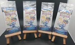 2017 Pokemon SUN & MOON General Mills Cereal 3 Card Promo Packs PBMC17 Lot of 4 - Image 1