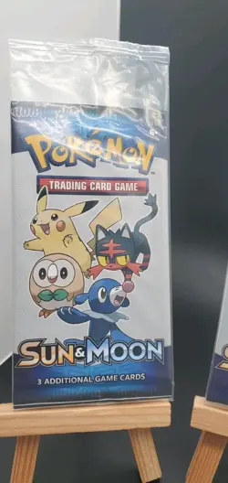 2017 Pokemon SUN & MOON General Mills Cereal 3 Card Promo Packs PBMC17 Lot of 4 - Image 3